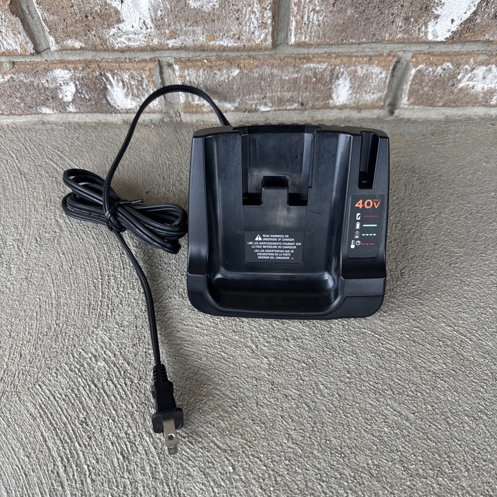 Black & Decker 40V MAX Lithium Ion Battery Charger LCS40 Li-Ion Tested Working